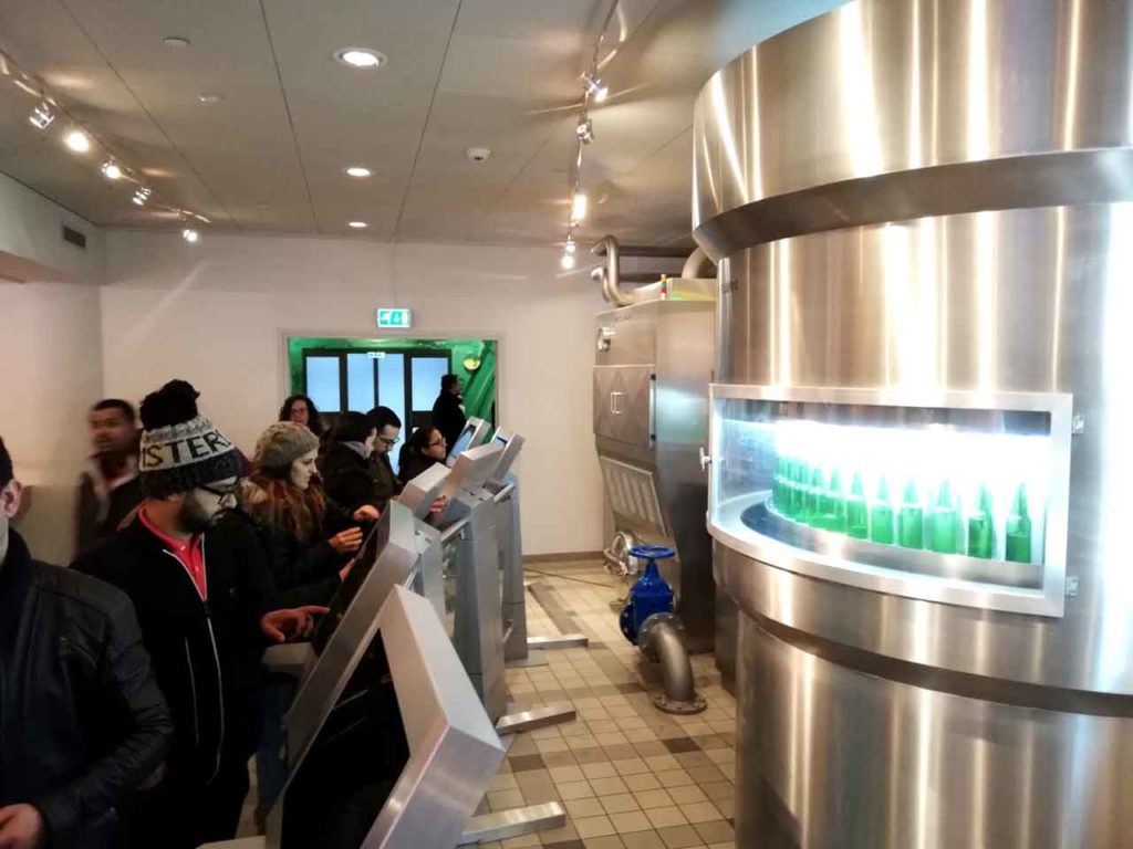 The tour of the Heineken Experience
