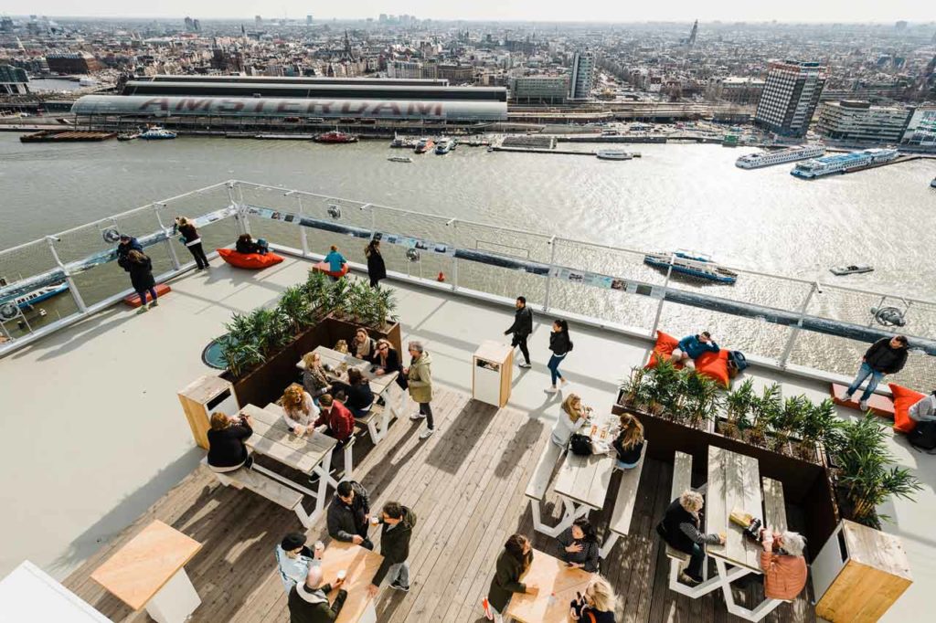 The 360º panoramic view - The roof terrace