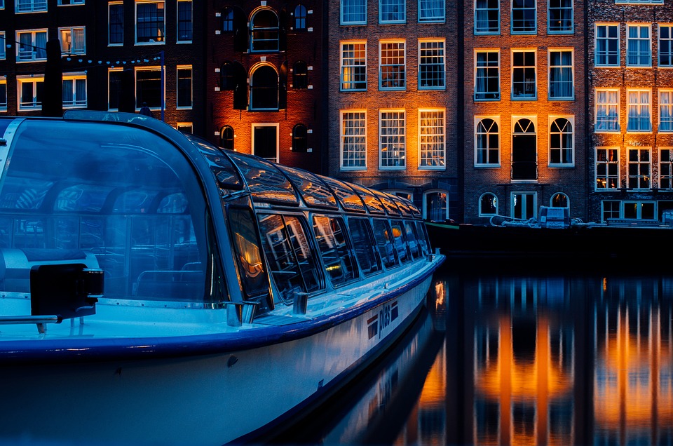 Canal cruises in the morning and evening