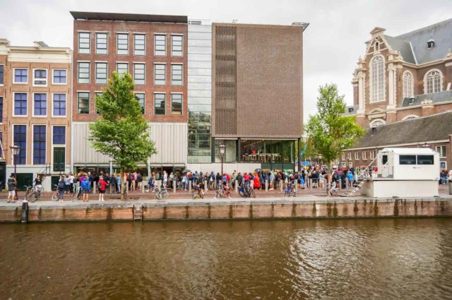 Waiting times at the Anne Frank House