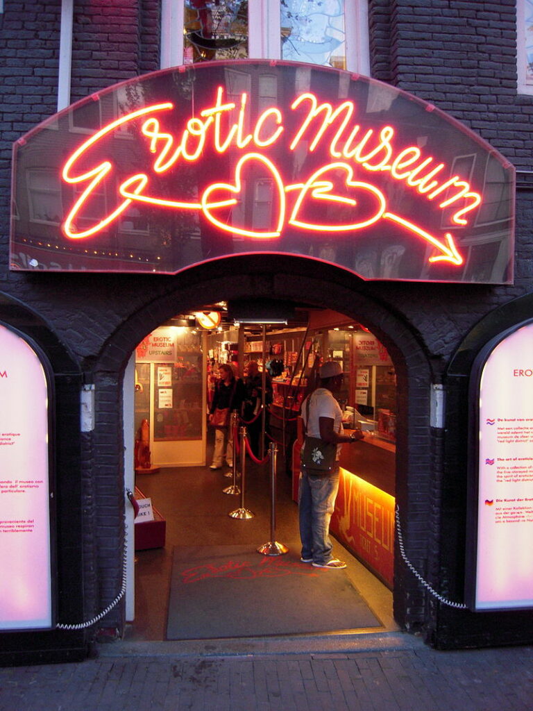 The Sex & Erotic Museum in the red light district