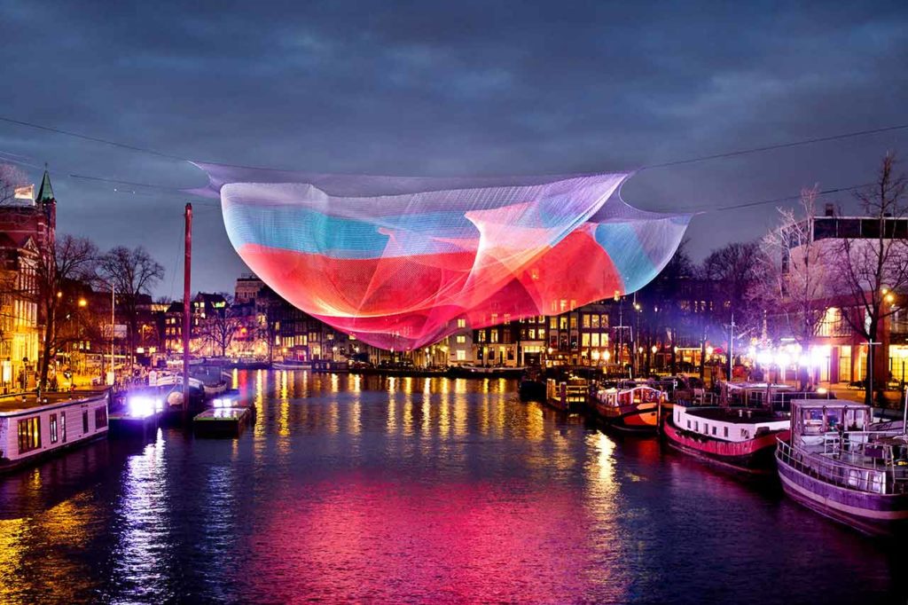 What can you discover at the Amsterdam Light Festival?