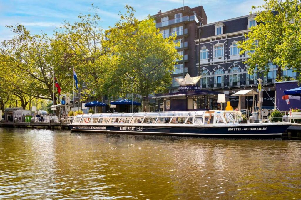 Online-Tickets for the Blue Boat canal cruise Online-Tickets for the Blue Boat canal cruise
